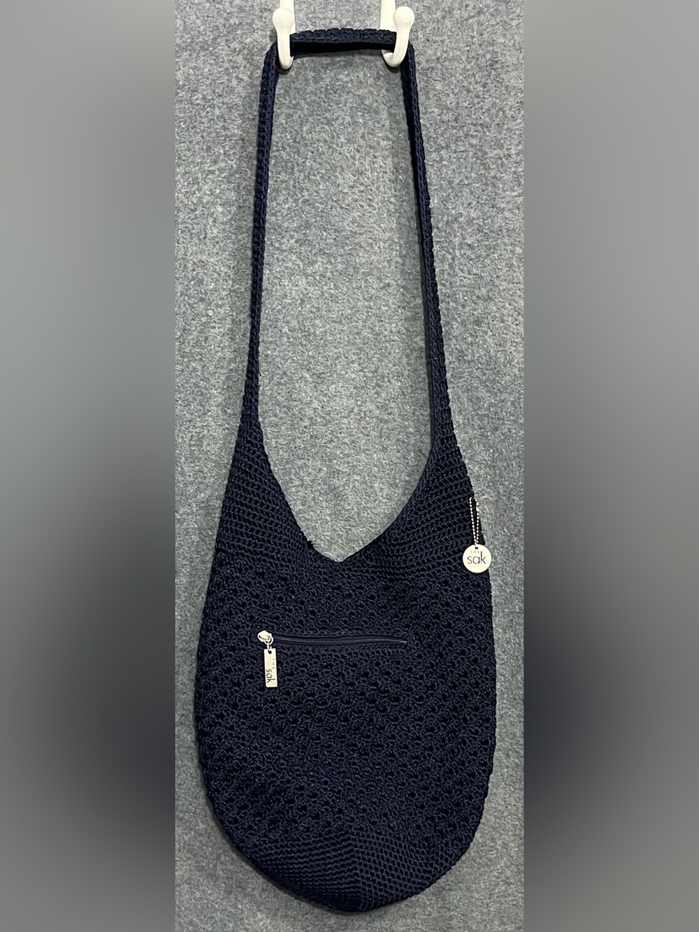 The Sak Women’s Crochet Shoulder Bag With Snap Closure